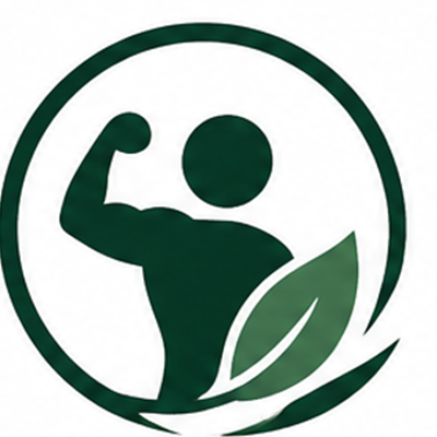 RE·BUILD icon — a raised fist and leaf, representing strength